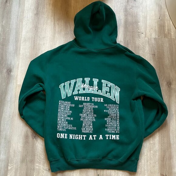 Morgan Wallen One Night At A Time Tour Sweatshirt Hoodie Women's Size L - Picture 4 of 4